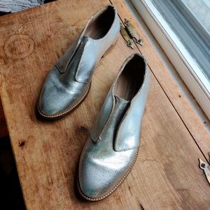 Steve Madden Danyta Silver Loafer